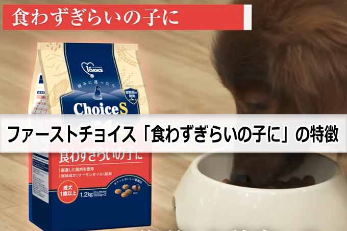 ファーストチョイス食わずぎらいの子に、の特徴